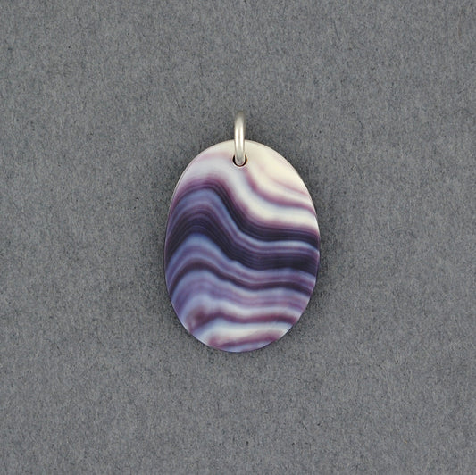 Wampum Free Form Pendant