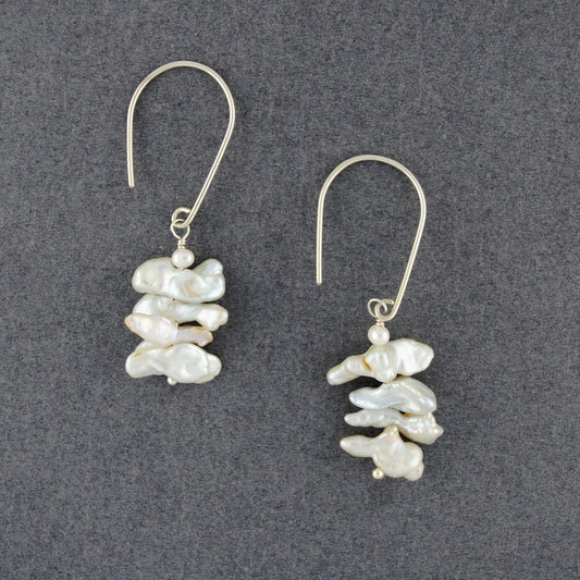 Sterling Silver Freshwater Pearl Earrings