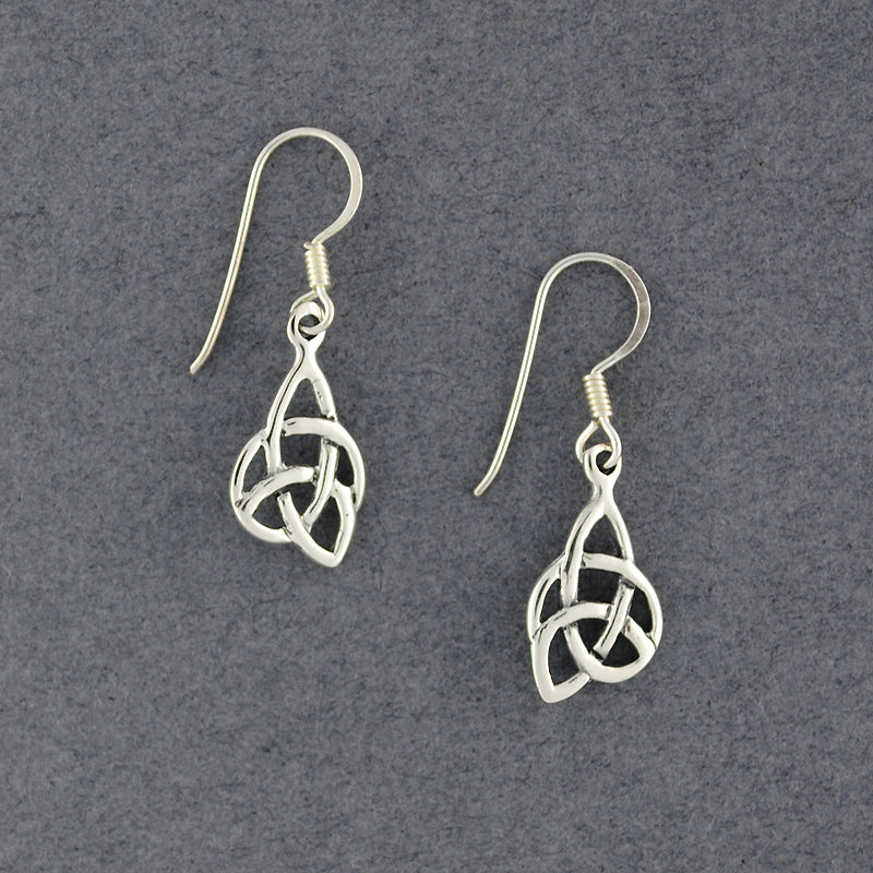 Sterling Silver Abstract Celtic Knot Earrings