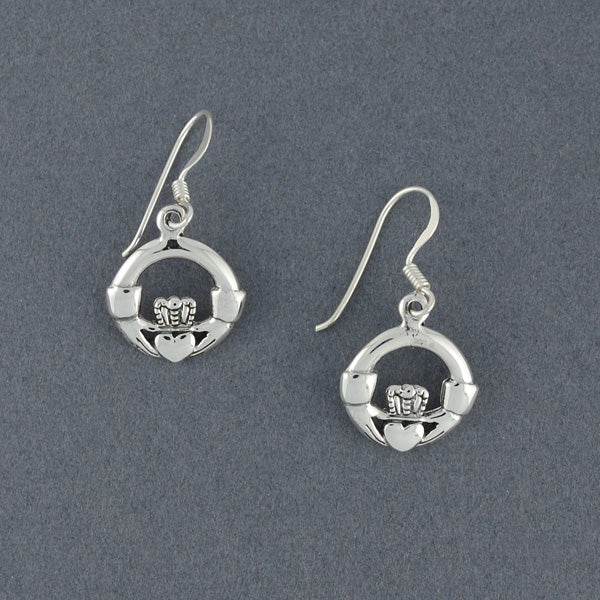 Sterling Silver Claddagh Earrings