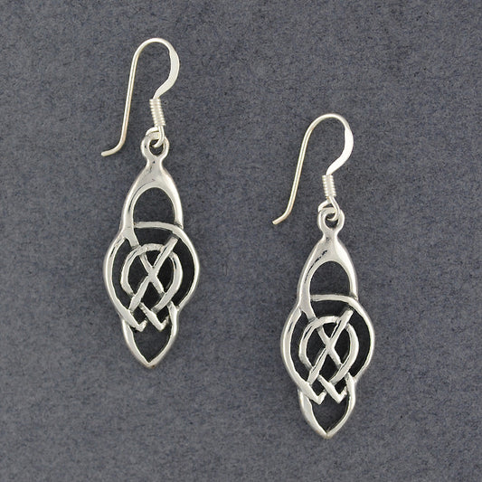 Sterling Silver Large Celtic Knot Earrings