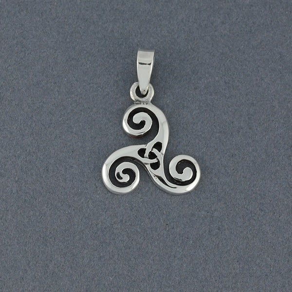 Sterling Silver Small Triskele Pendant