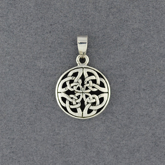 Sterling Silver Ornate Celtic Knot Pendant
