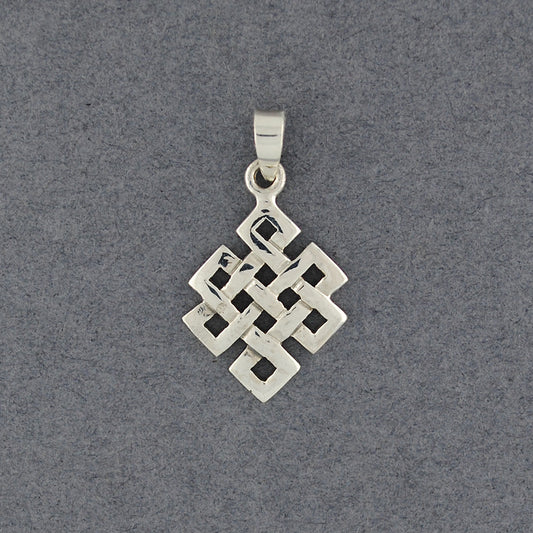 Sterling Silver Endless Knot Pendant