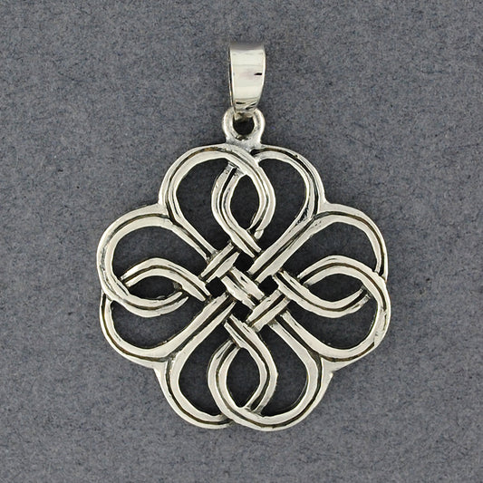 Sterling Silver Celtic Clover Pendant