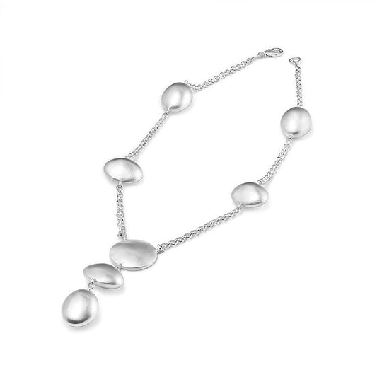 Pebble Lariat Necklace