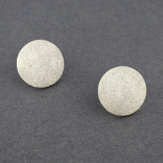 Textured Luna Post Earrings