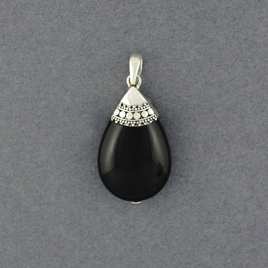 Onyx Teardrop Pendant