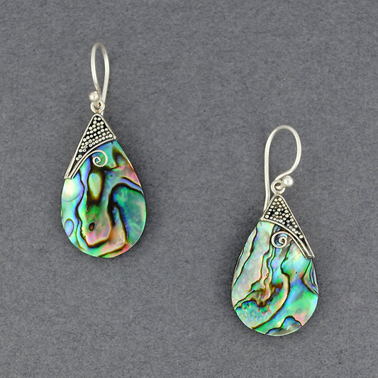 Abalone Small Teardrop Earrings