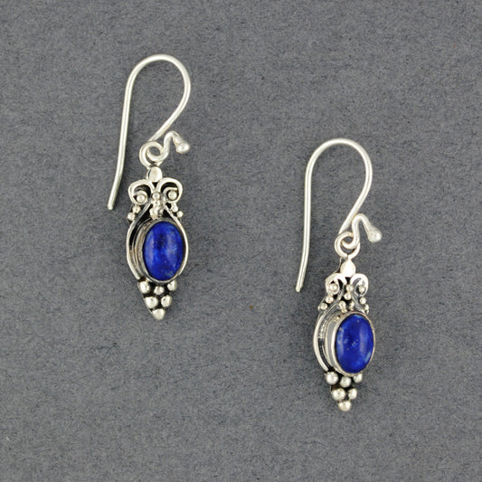 Lapis Oval Earrings