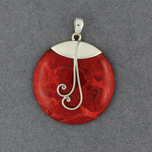 Coral Spirals Pendant