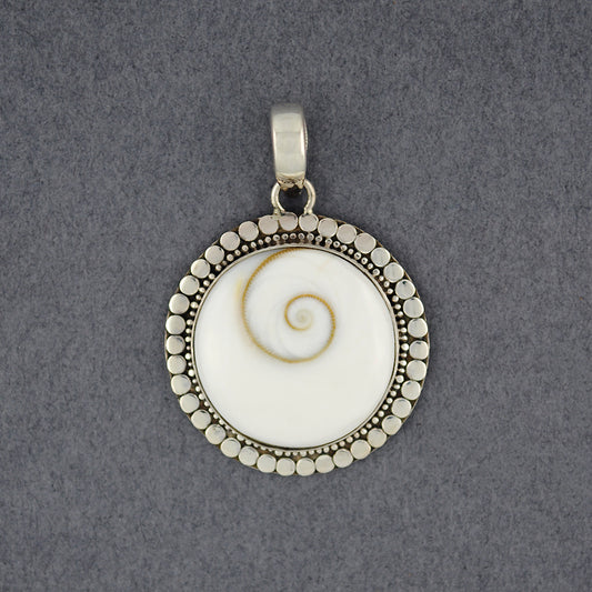 Shiva's Eye Dotted Circle Pendant