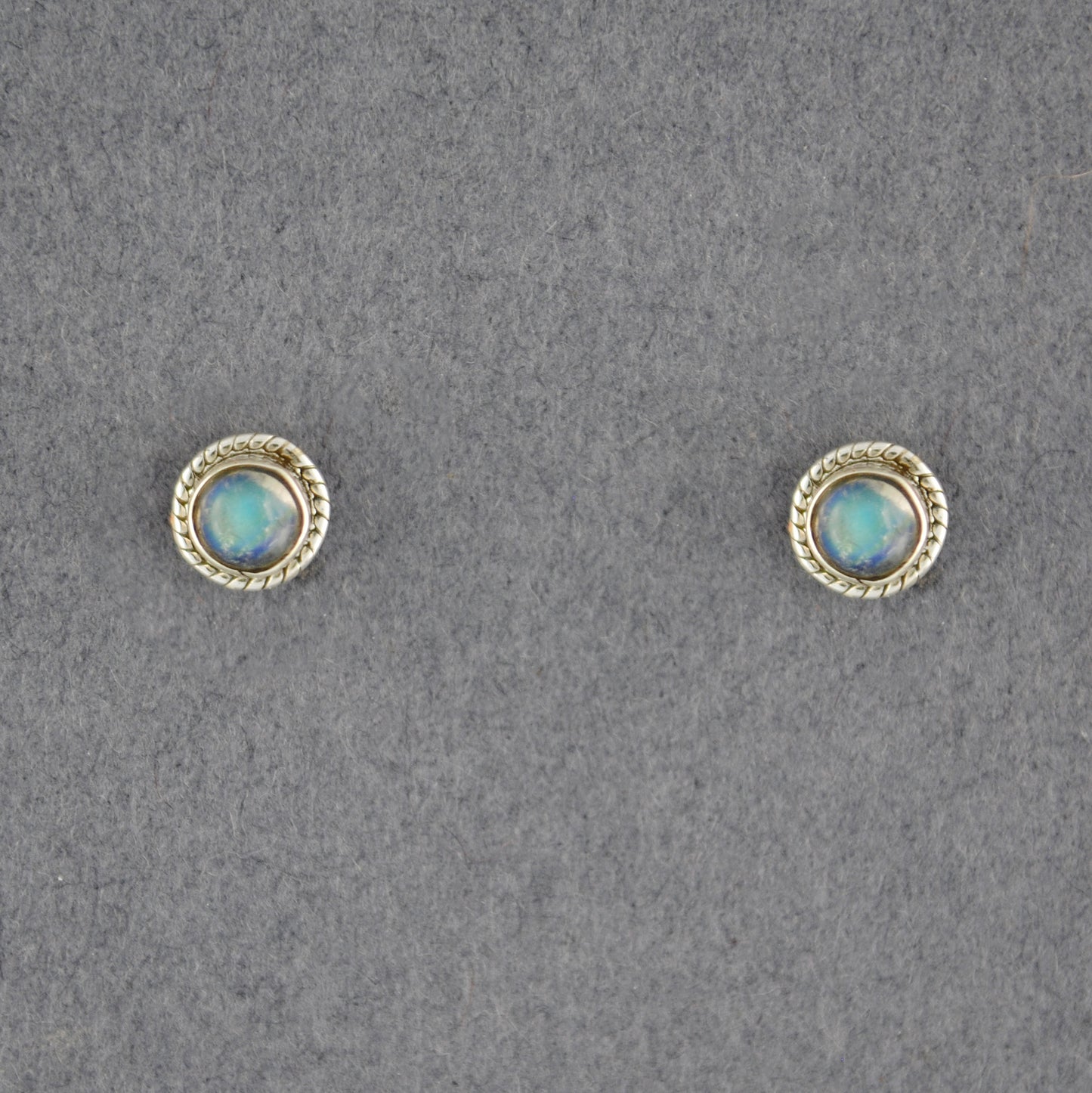 Sterling Silver Labradorite Stud Earrings