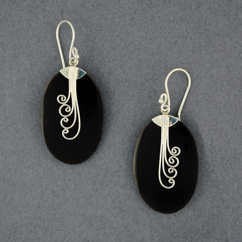 Spirals Shell Earrings