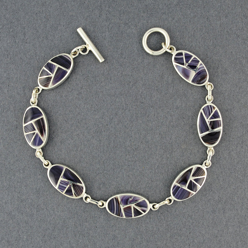 Wampum Mosaic Link Bracelet