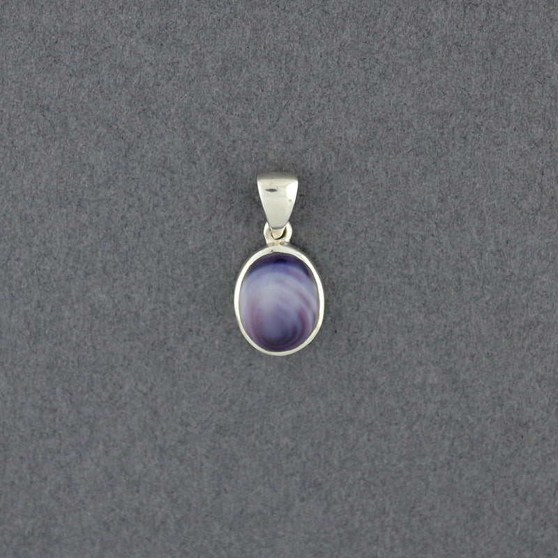 Wampum Small Oval Pendant