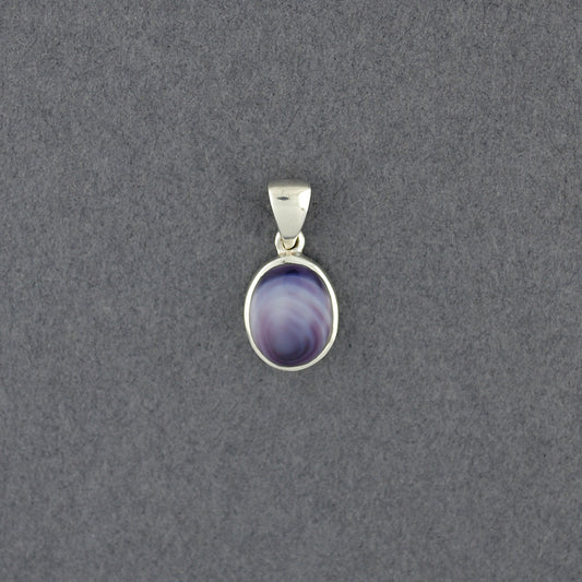 Wampum Small Oval Pendant