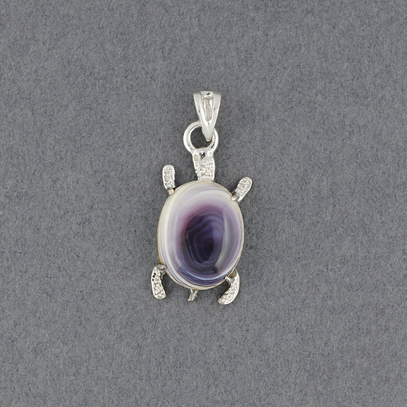 Wampum Turtle Pendant