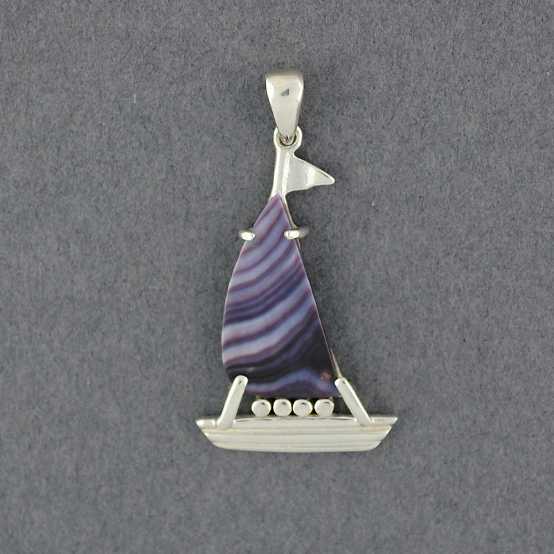 Wampum Boat Pendant