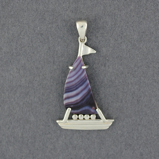 Wampum Boat Pendant