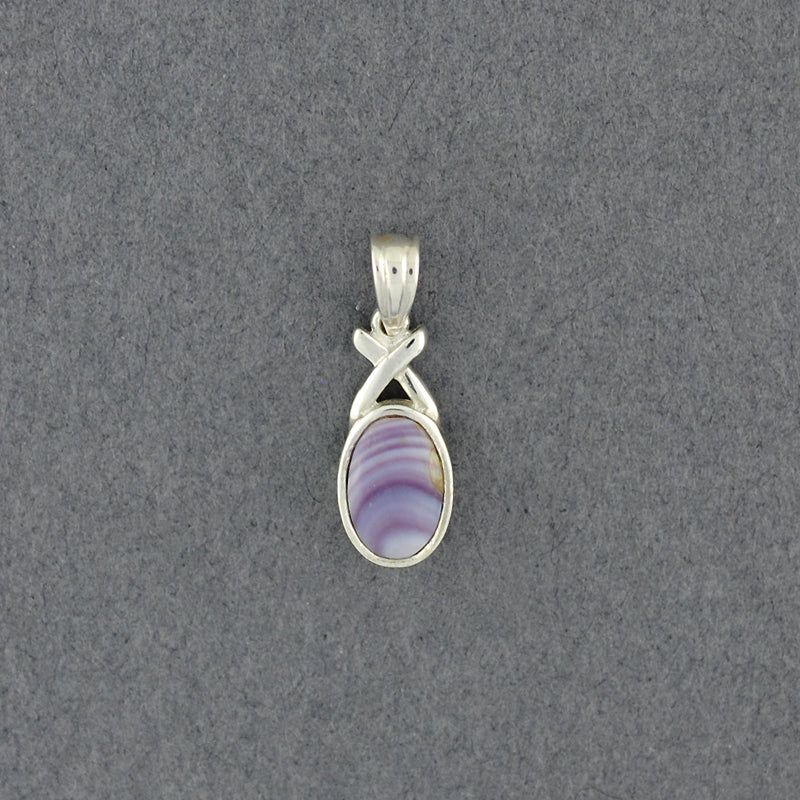 Wampum X and Oval Pendant