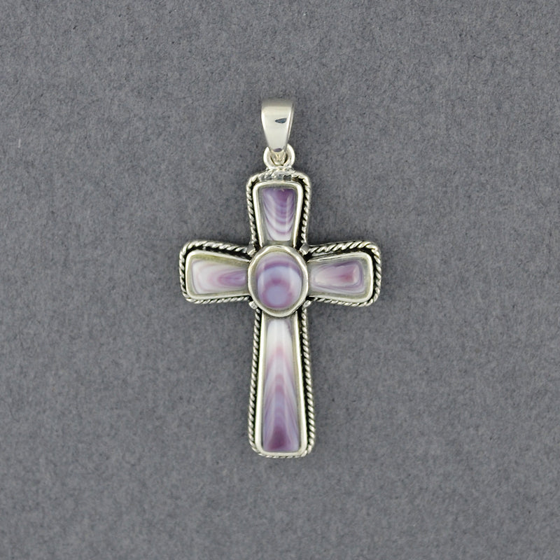 Wampum Cross Pendant