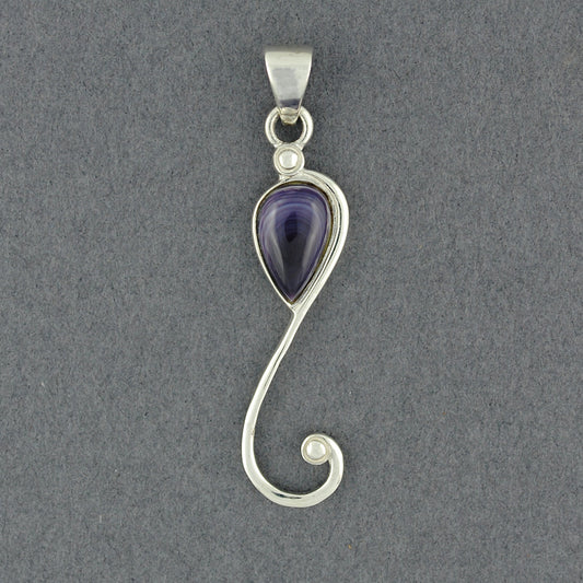 Wampum Swirl Pendant