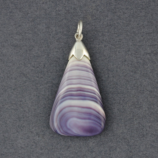 Wampum Long Triangle Pendant