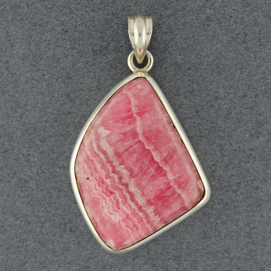 Sterling Silver Rhodocrosite Pendant