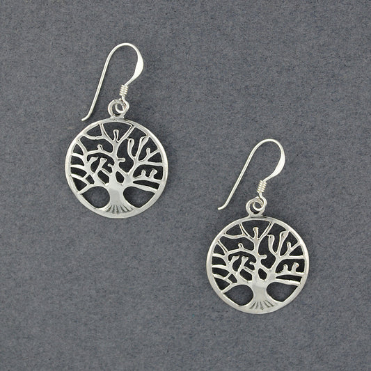 Sterling Silver Tree of Life Earrings