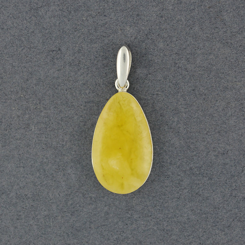 Amber Teardrop Pendant