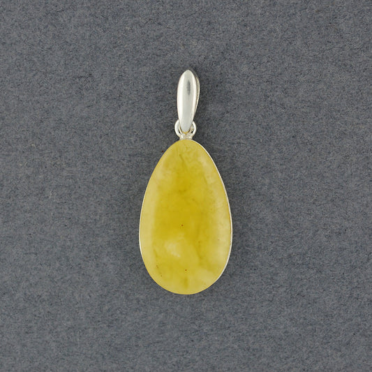 Amber Teardrop Pendant