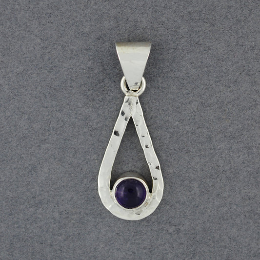 Drop Amethyst Pendant