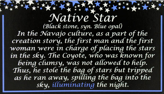 Sterling Silver Native Star Pendant