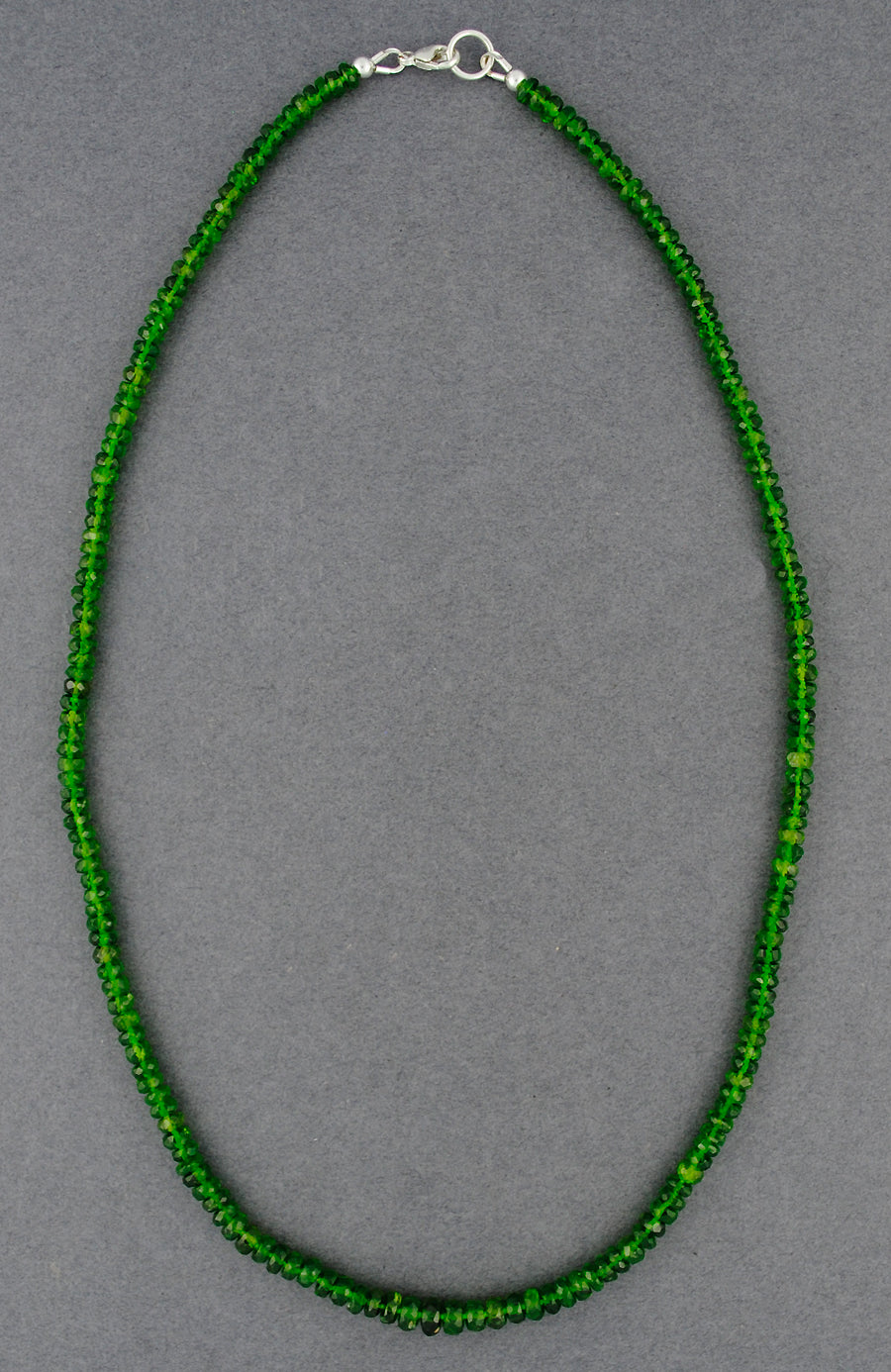 Chrome Diopside Beaded Necklace