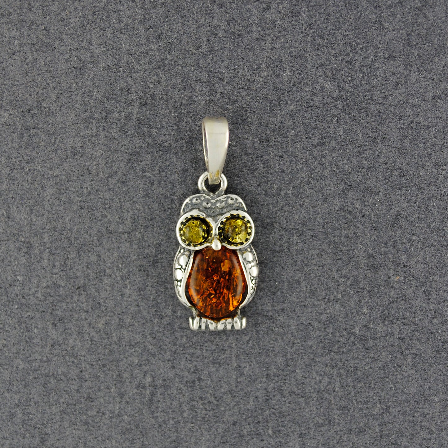 Multi Amber Owl Pendant