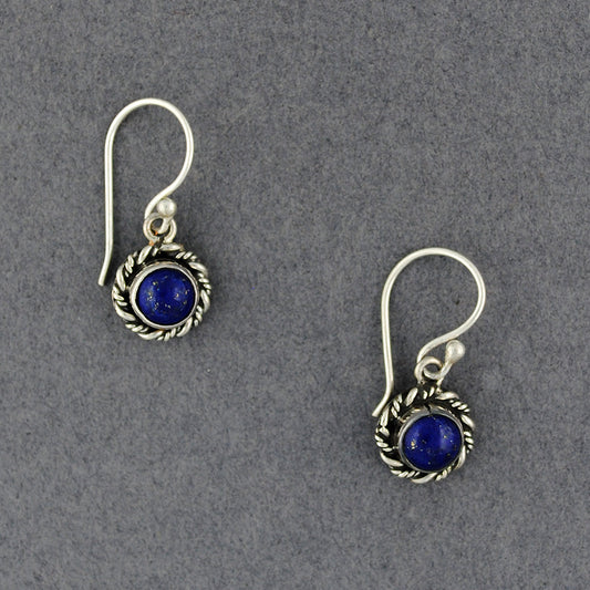 Lapis Twisted Border Earrings