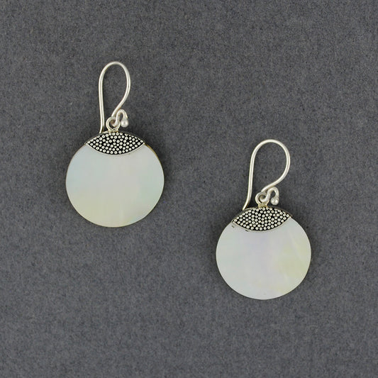 Mother of Pearl Mini Dots Earrings