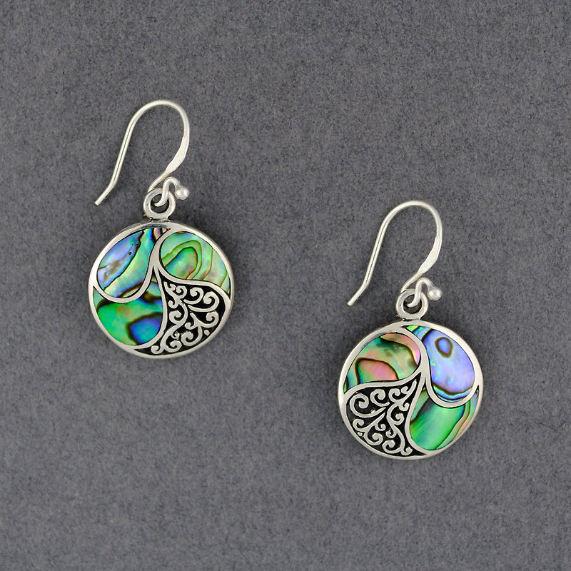 Abalone Swirls Earrings