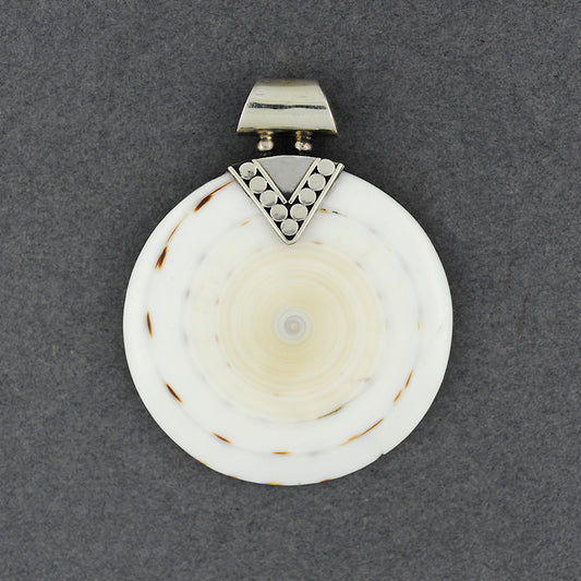Cone Shell Simple Dotted Pendant