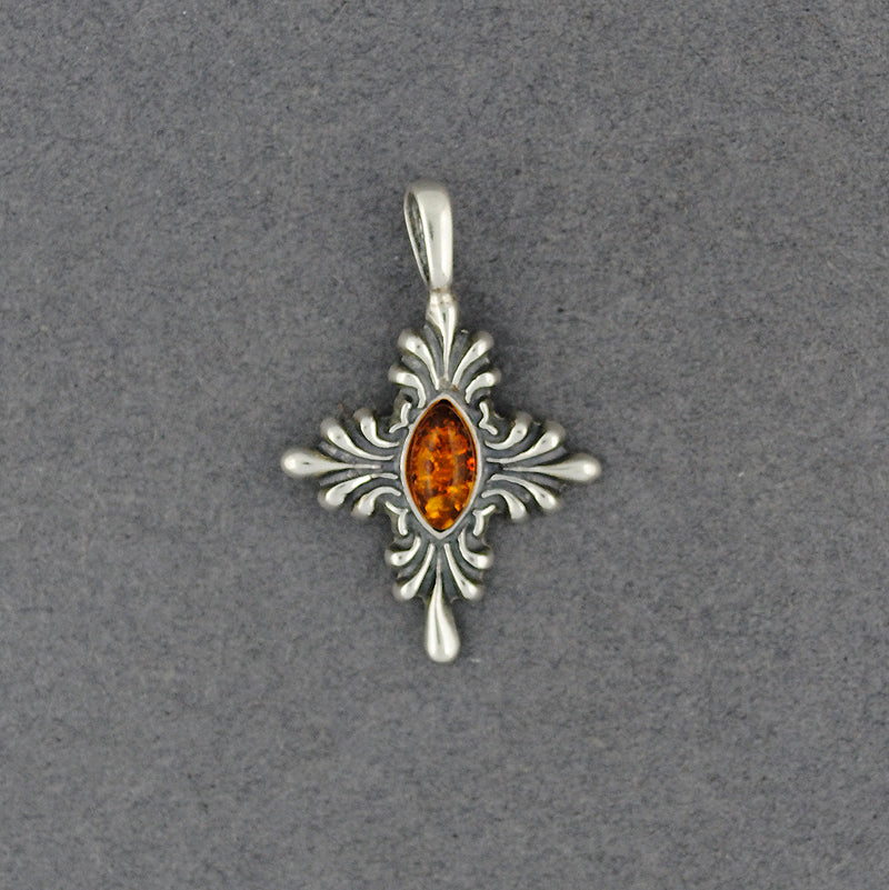 Amber Marquis Pendant