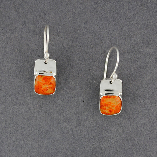 Vertice Coral Earrings