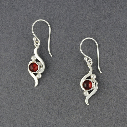Flow Garnet Earrings