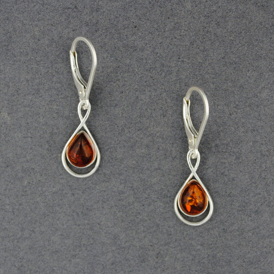 Amber Mini Teardrop Earrings