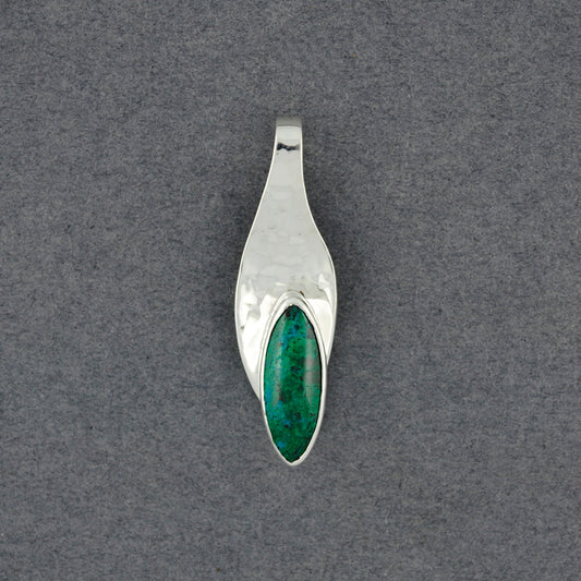 Seed Chrysocolla Pendant