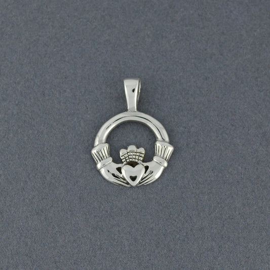 Sterling Silver Claddagh Pendant