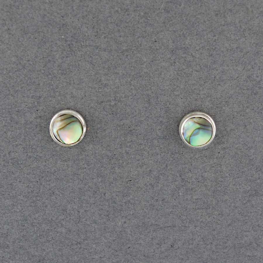 Abalone Post Earrings