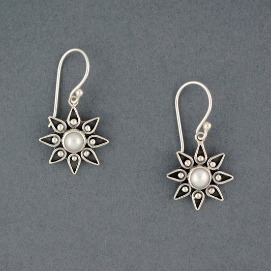 Pearl Starburst Earrings