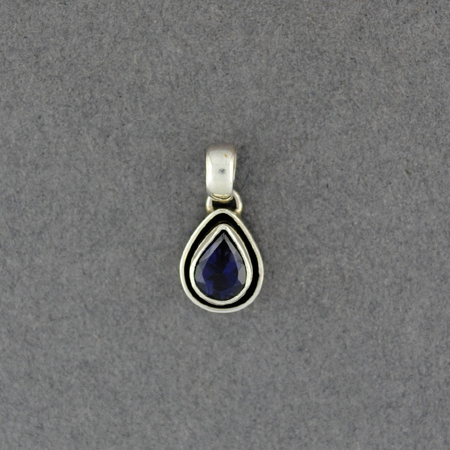 Iolite Teardrop Pendant