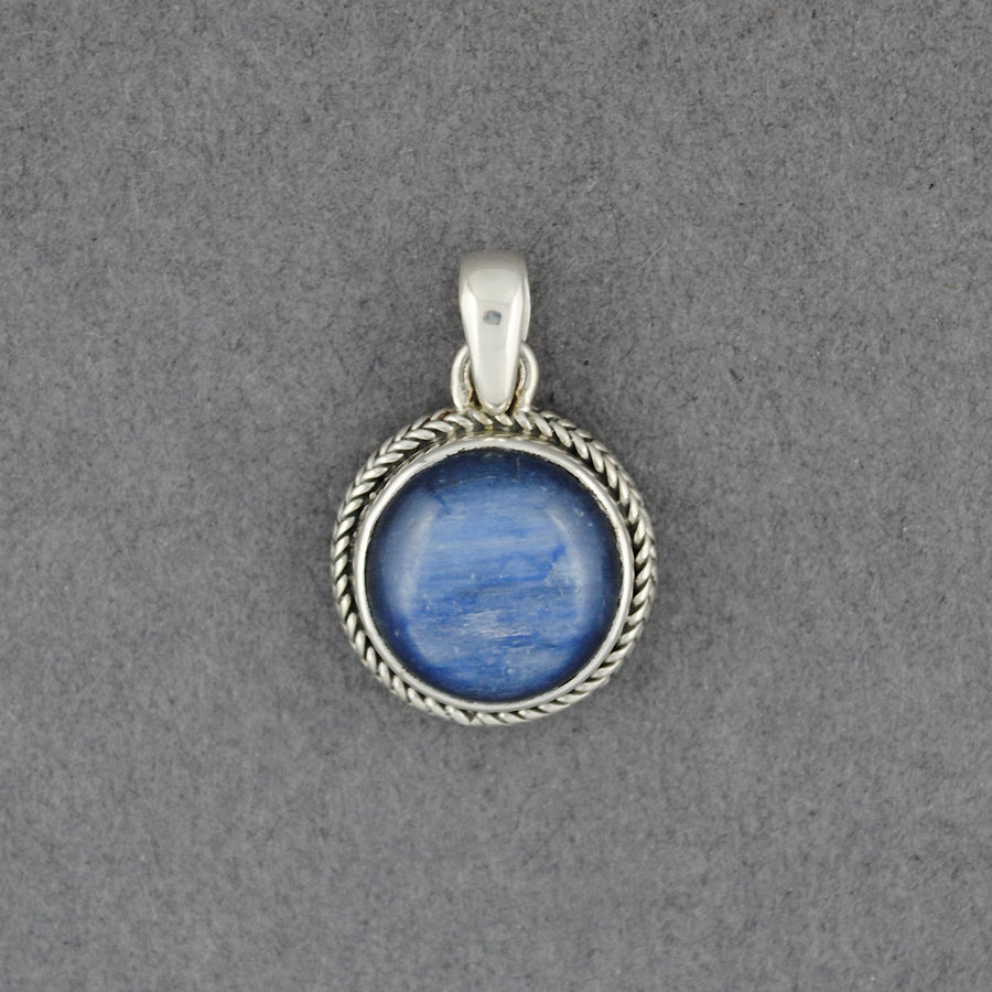 Kyanite Braided Bezel Pendant